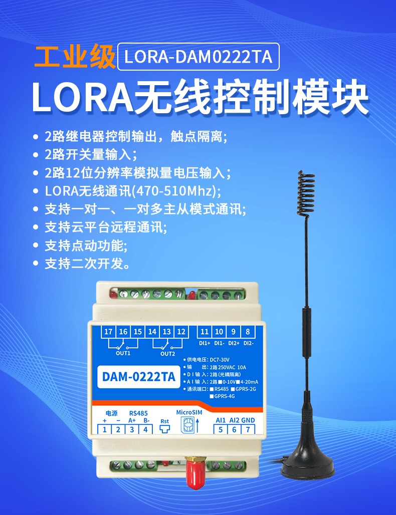 LoRa0222  LoRa無線控制模塊