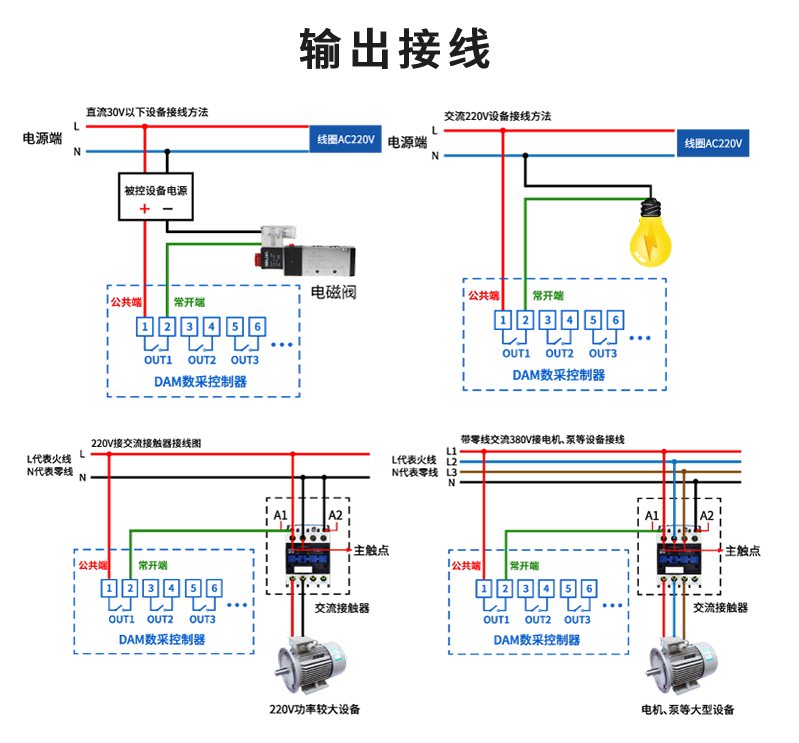 繼電器模塊接線