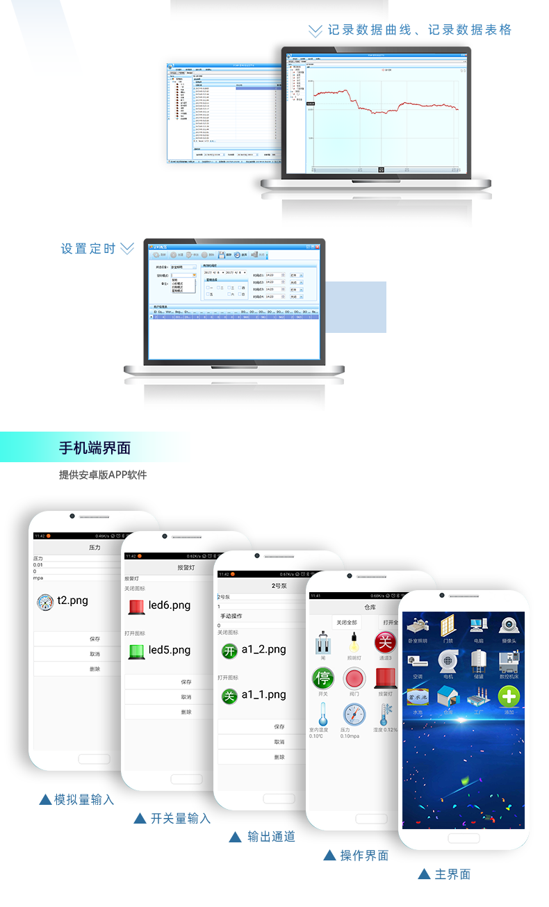 DAM-0800 工業(yè)級網(wǎng)絡(luò)控制模塊手機(jī)端界面