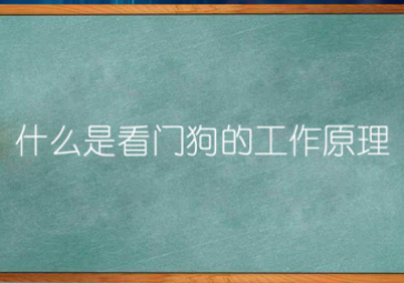 看門狗”的運(yùn)行機(jī)制是什么？